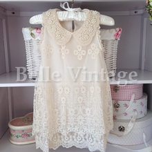 Ivory Vintage Crochet Dress